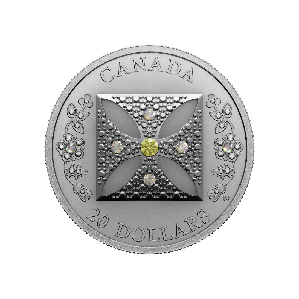 QUEEN ELIZABETH II DIAMOND DIADEM 1 Oz Silver Coin $20 Canada 2022