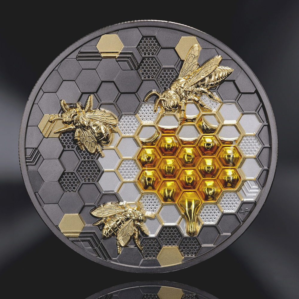 Queen Bee Bionic Genesis 5 Oz Silver Coin 2026 CIT Coin Invest AG