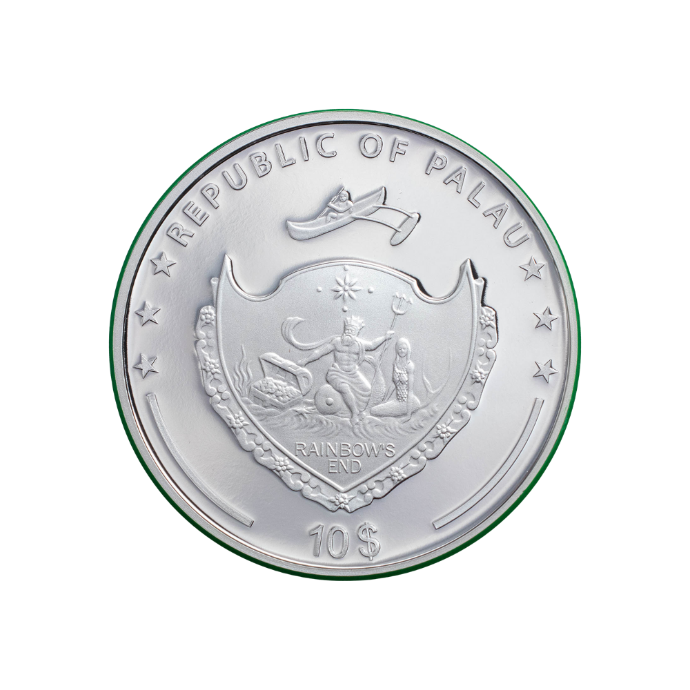 RAINFOREST Our Earth 2 Oz Silver Coin $10 Palau 2021