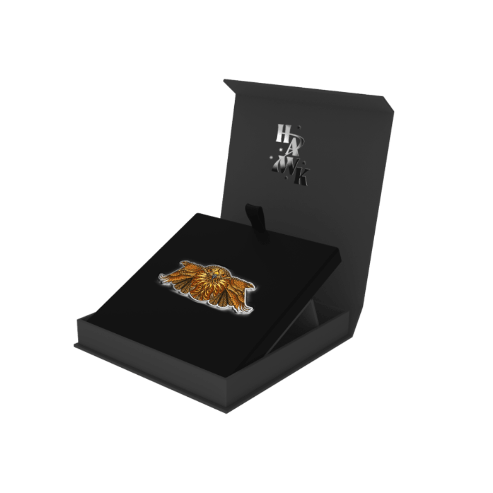 RED TAILED HAWK Shadow Hunters 3 Oz Silver Coin $8 Solomon Islands 2022