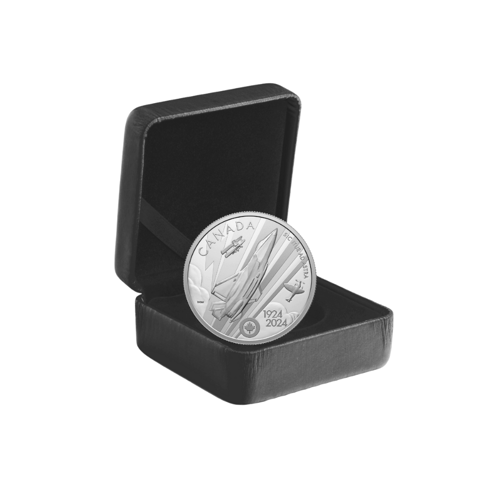 ROYAL CANADIAN AIR FORCE 100th Anniversary 1 Oz Silver Coin $20 Canada 2024