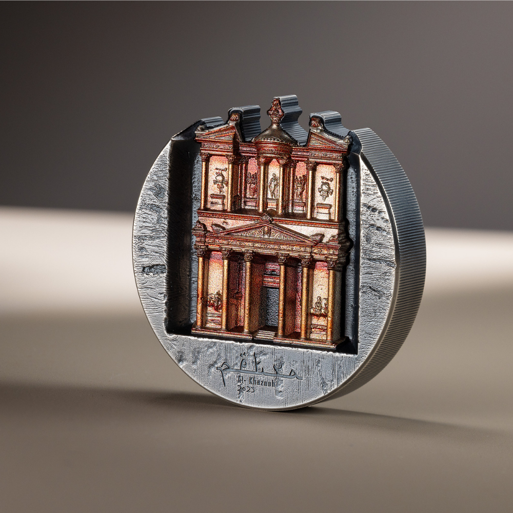 Rose City Petra Al-Khazneh 5 Oz Silver Coin 2025 CIT COIN INVEST AG