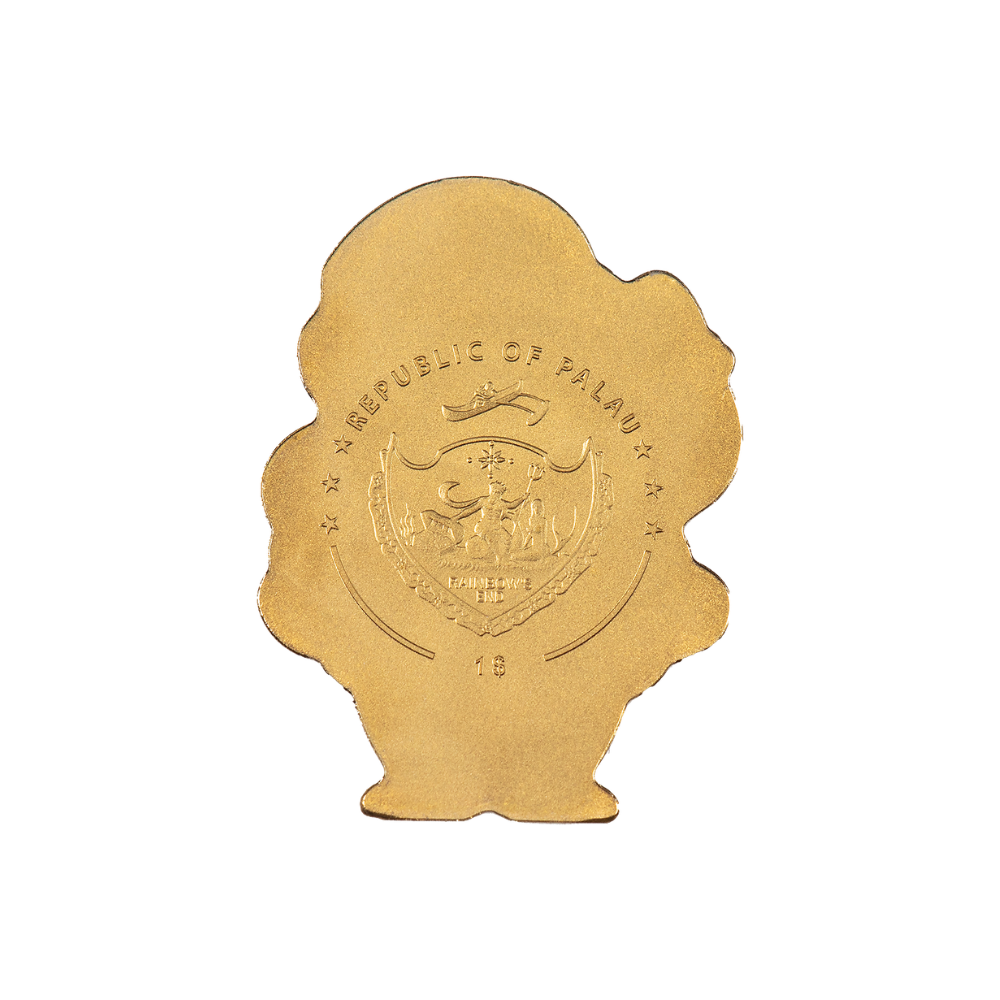 SANTA CLAUS Golden Highlights Gold Coin $1 Palau