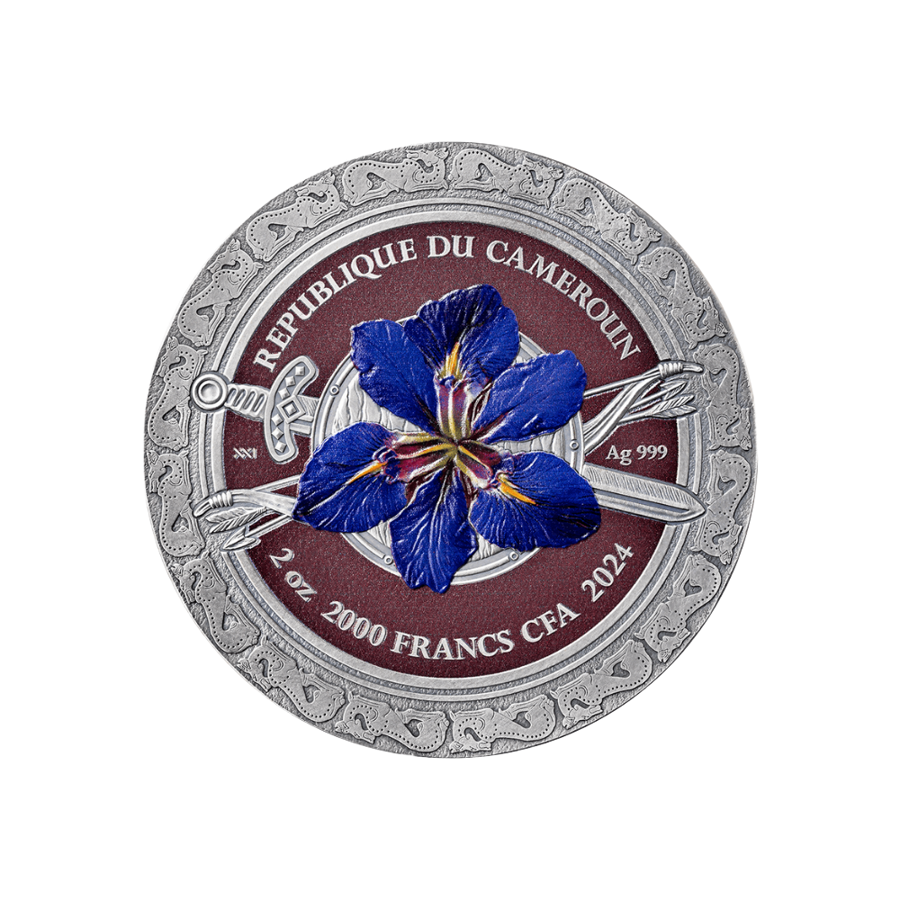 SARMATIANS Femina Bellator 2 Oz Silver Coin 2000 Francs Cameroon 2024