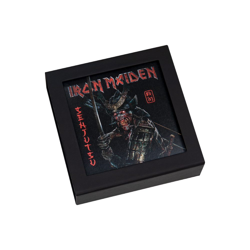 SENJUTSU Iron Maiden 2 Oz Silver Coin $10 Cook Islands 2022