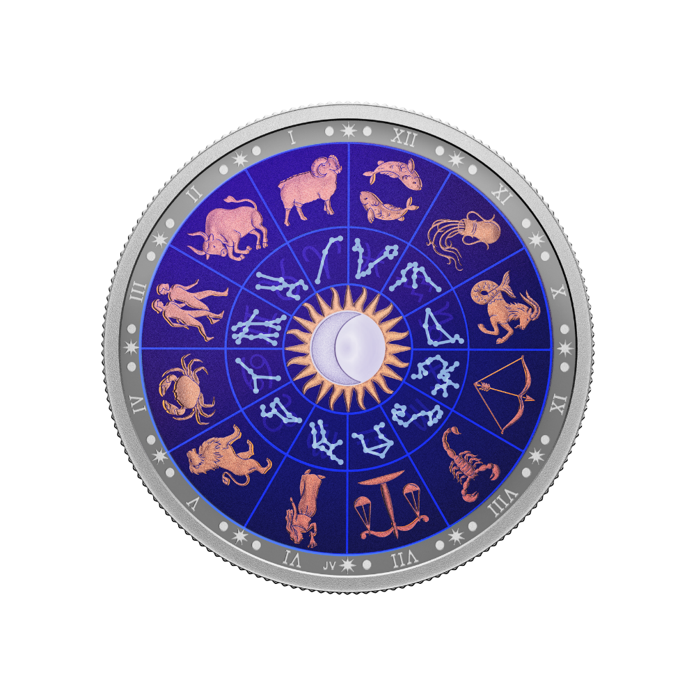 SIGNS OF THE ZODIAC 2 Oz Silver Coin $30 Canada 2022