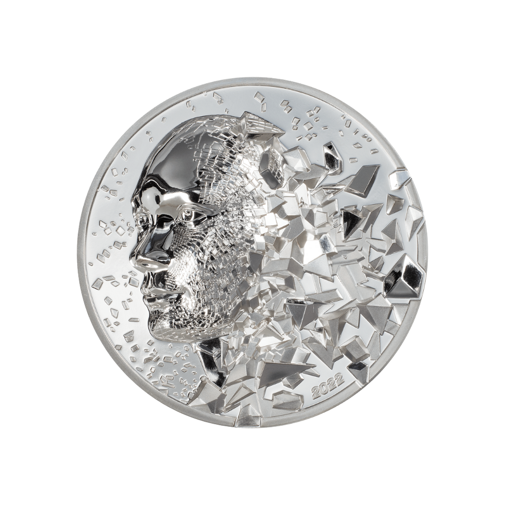 SILVER BURST 3 Oz Silver Coin $20 Cook Islands 2022