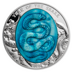 SNAKE Mother of Pearl Lunar Year 5 Oz Silver Coin $25 Solomon Islands 2025 - PARTHAVA COIN