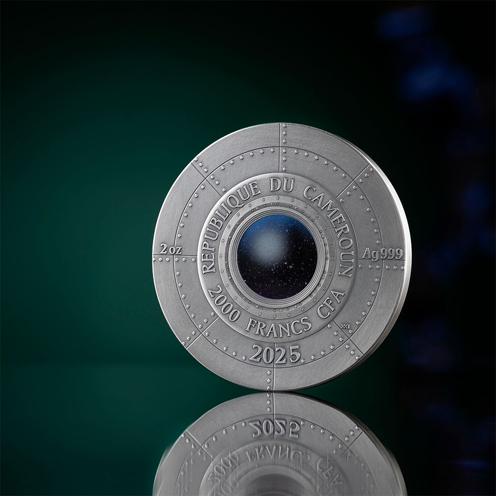 SOCORRO UFO INCIDENT Interstellar Phenomena 2 Oz Silver Coin 2000 Francs Cameroon 2025