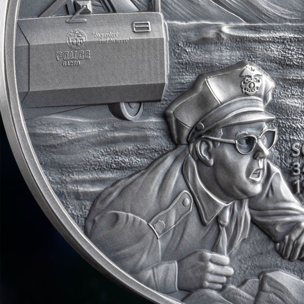 SOCORRO UFO INCIDENT Interstellar Phenomena 2 Oz Silver Coin 2000 Francs Cameroon 2025