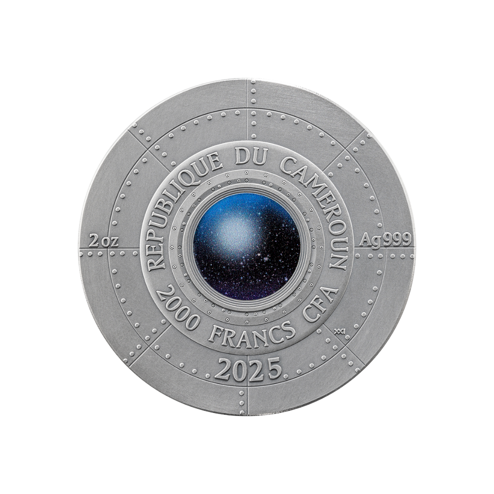 SOCORRO UFO INCIDENT Interstellar Phenomena 2 Oz Silver Coin 2000 Francs Cameroon 2025