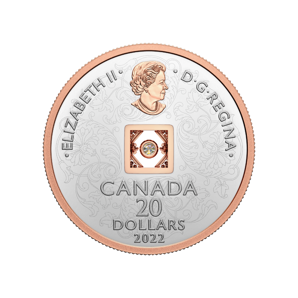 SPARKLE OF THE HEART Silver Coin $20 Canada 2022