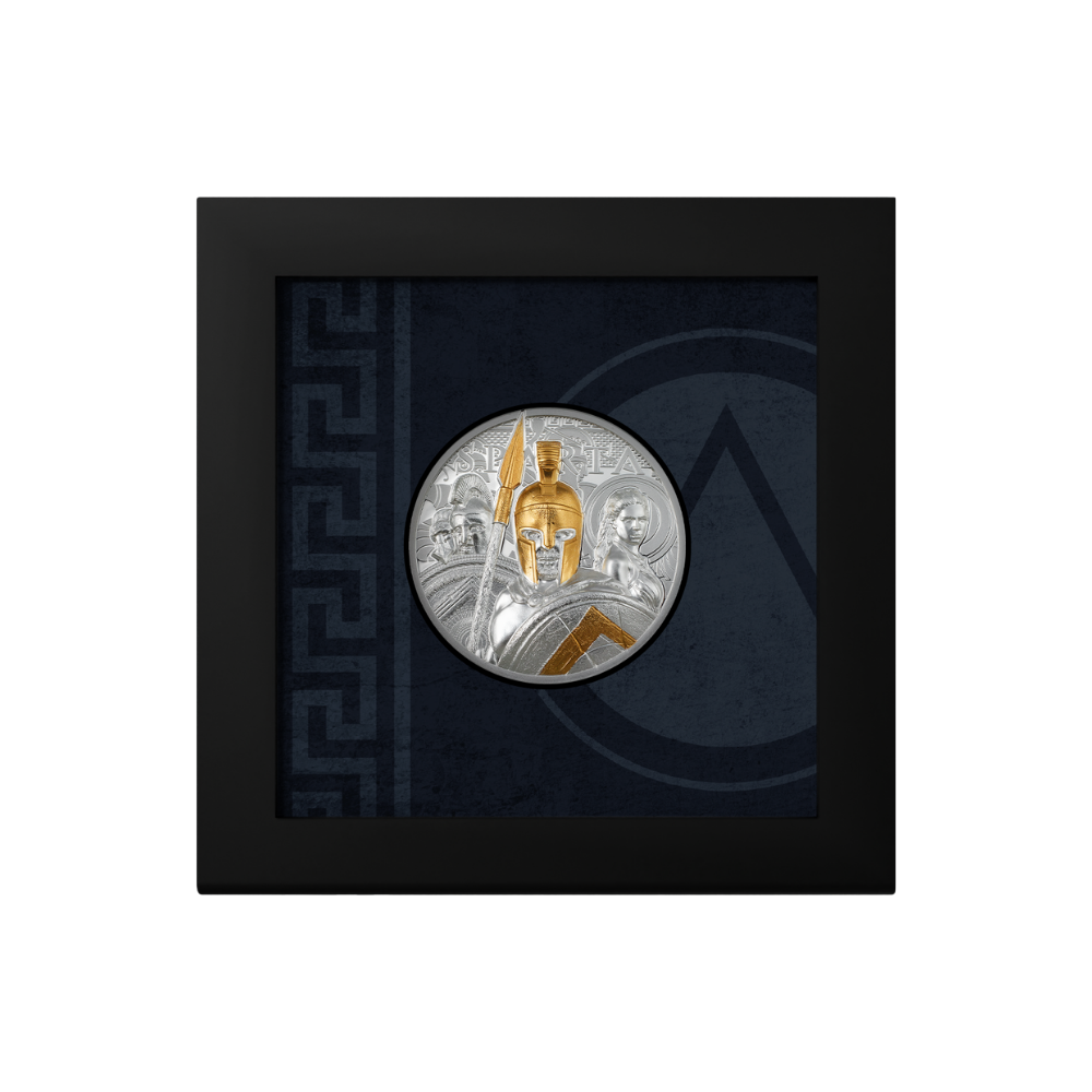 SPARTA 3 Oz Silver Coin $20 Cook Islands 2023