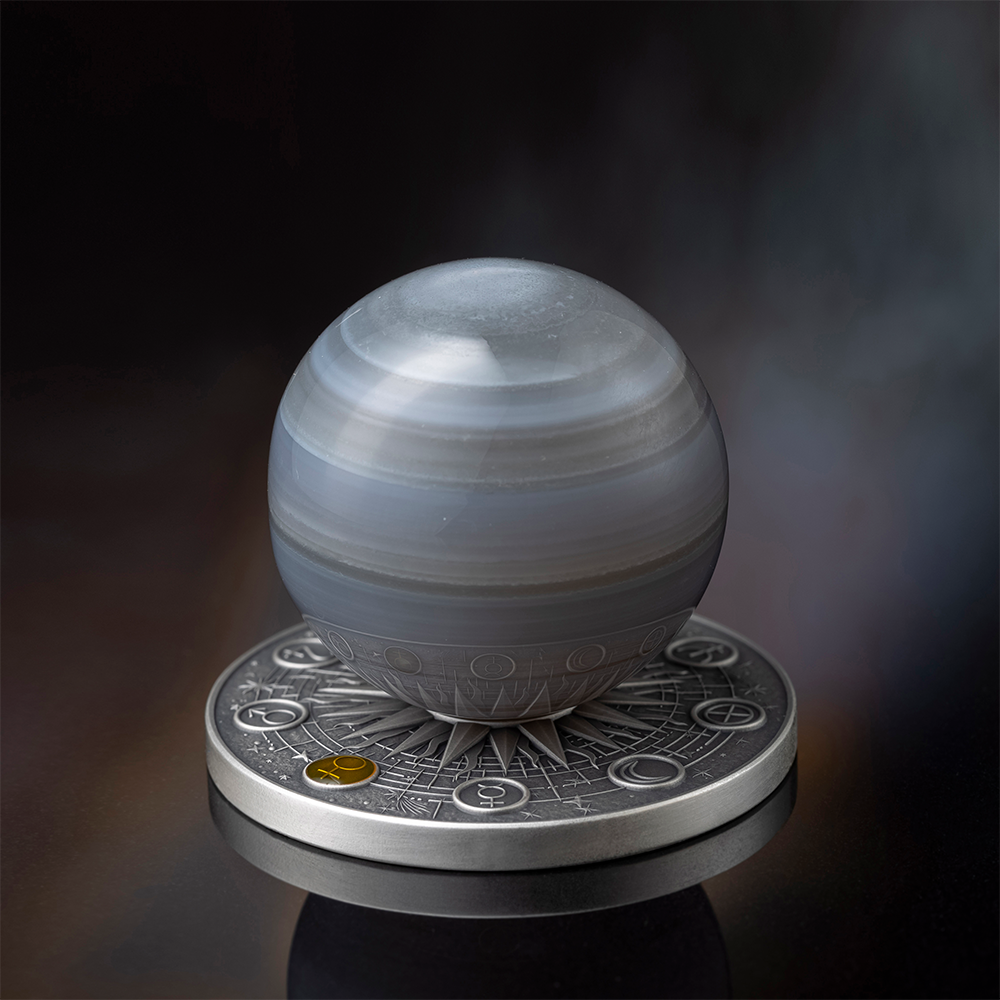 VENUS Solar System 2 Oz Silver Coin 10 Cedis Ghana 2025