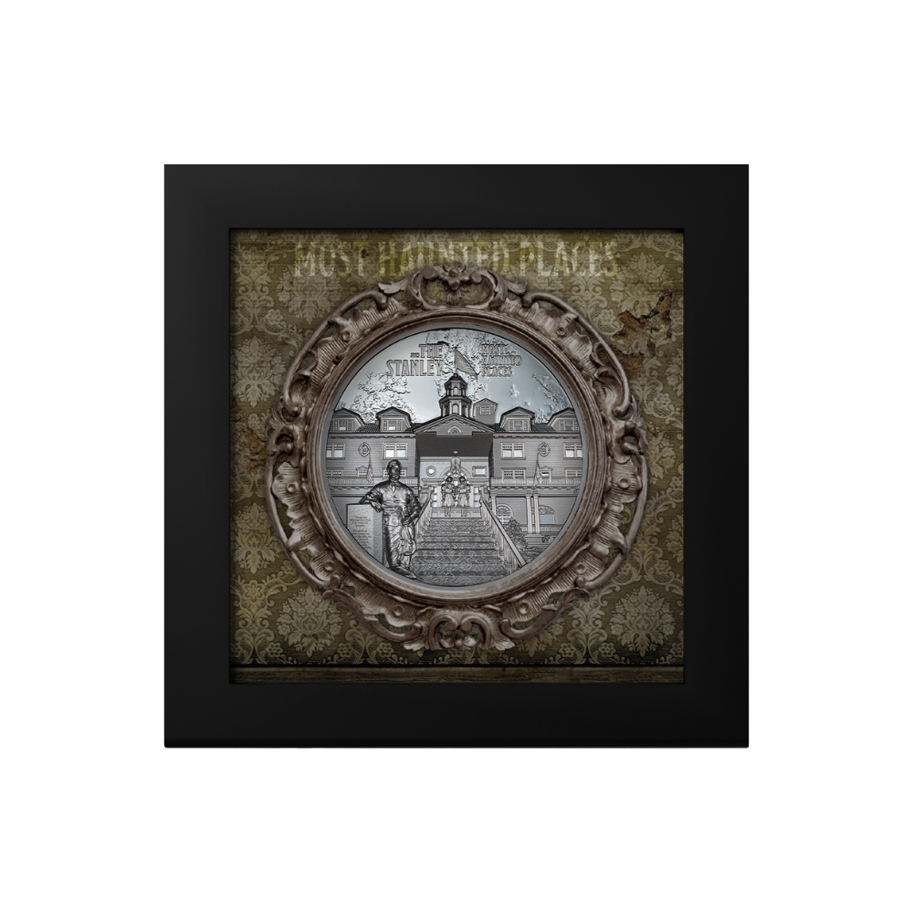 STANLEY Most Haunted Places 2 Oz Silver Coin $10 Cook Islands 2023
