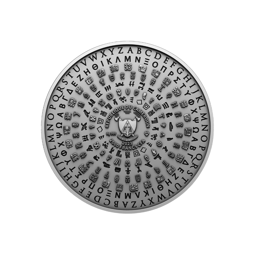SUMERIAN Ancient Civilizations 2 Oz Silver Coin 2000 Francs Cameroun 2023