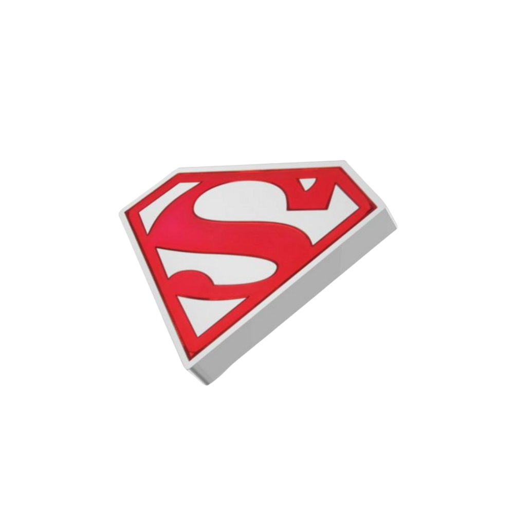 SUPERMAN™ Logo 1 Oz Silver Proof Coin $2 Niue 2021