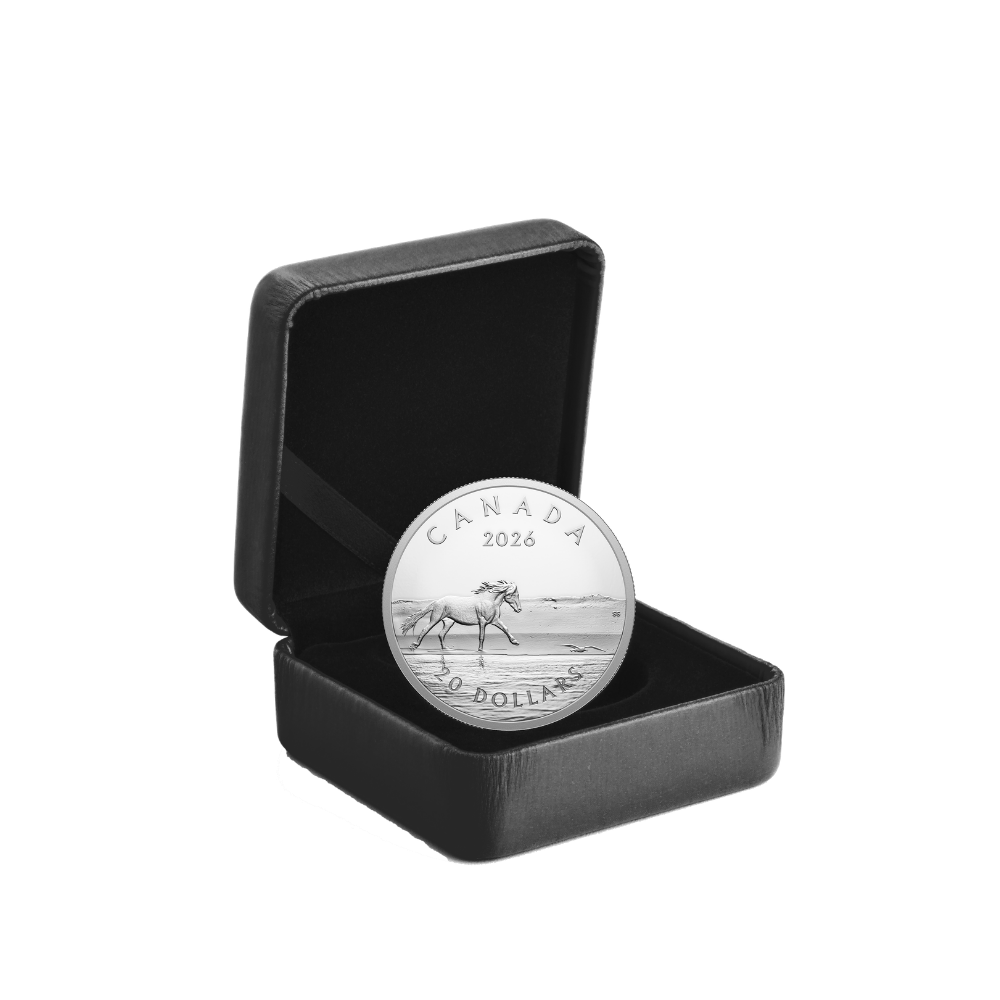 Sable Island Horses 1 Oz Fine Silver Coin Royal Canadian Mint
