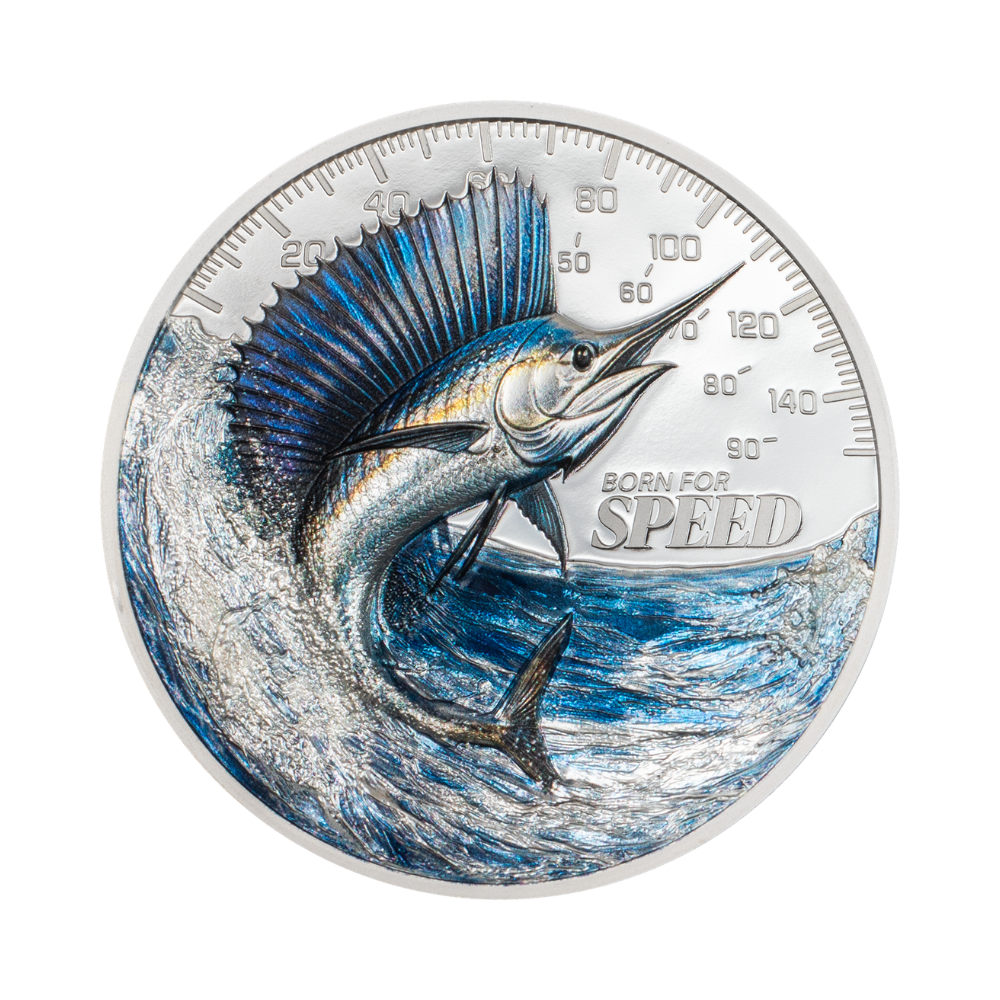 Sailfish Born for Speed 1 Oz Silver Coin 2026 CIT