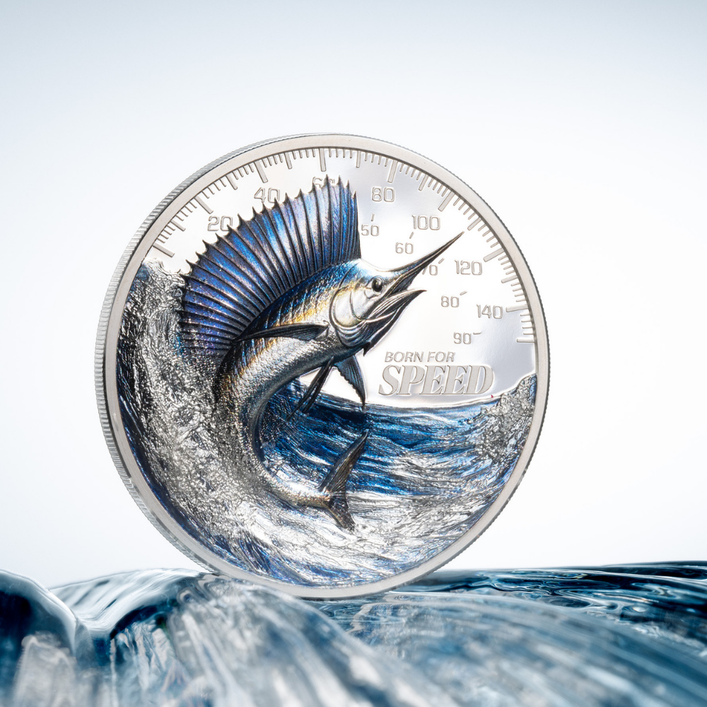 Sailfish Born for Speed 1 Oz Silver Coin 2026 CIT