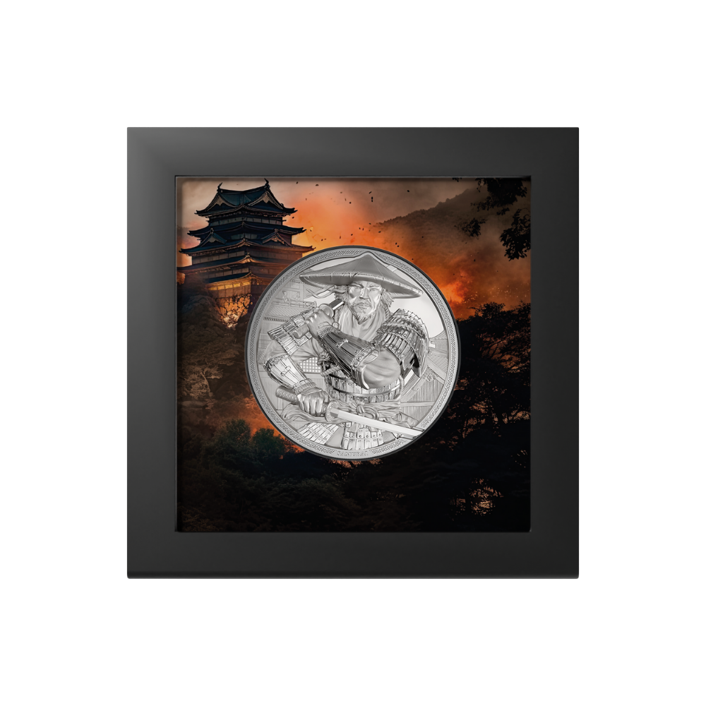 Samurai 5 Oz Silver Coin 2025