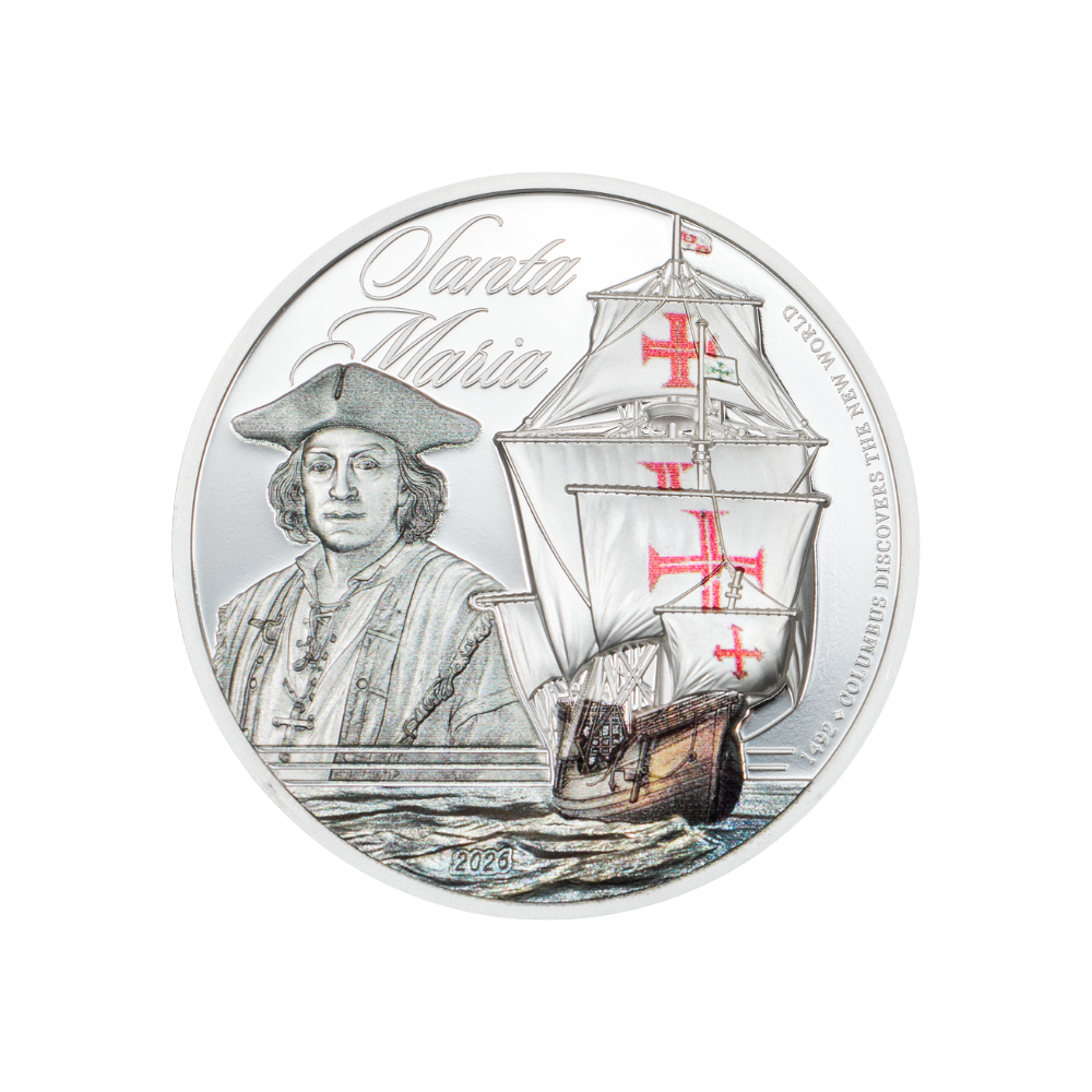 Santa Maria Legends of The Seas 1 Oz Silver Coin 2026 CIT COIN INVEST AG