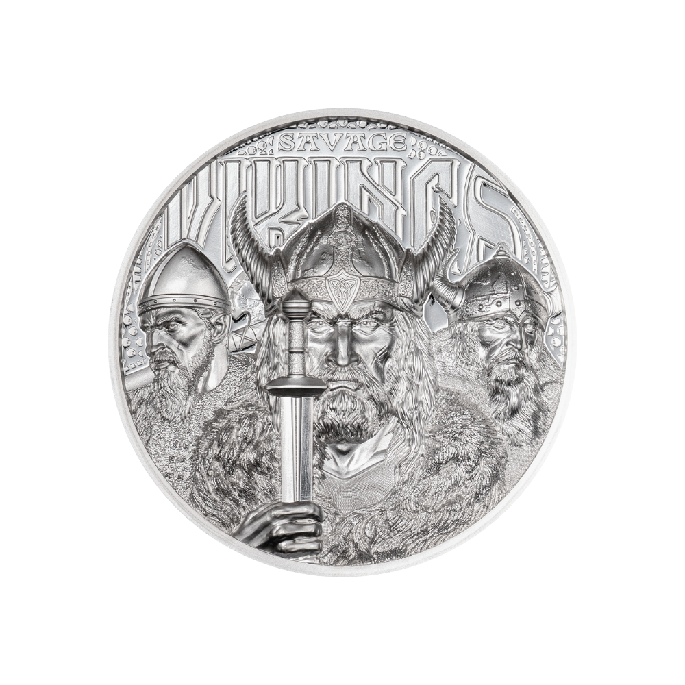 Savage Vikings Legends 1 Oz Silver Coin 2026 - CIT Coin Invest AG