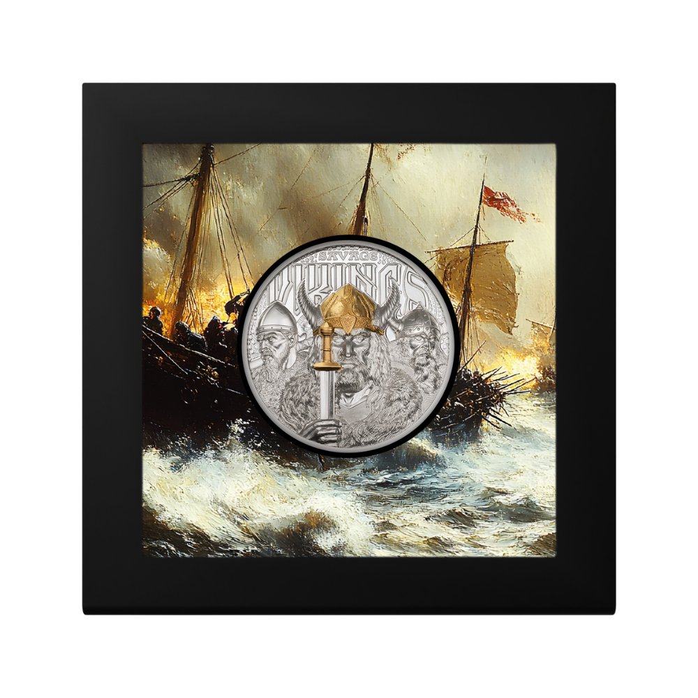 Savage Vikings Legends 3 Oz Silver Coin 2026 CIT COIN INVEST AG
