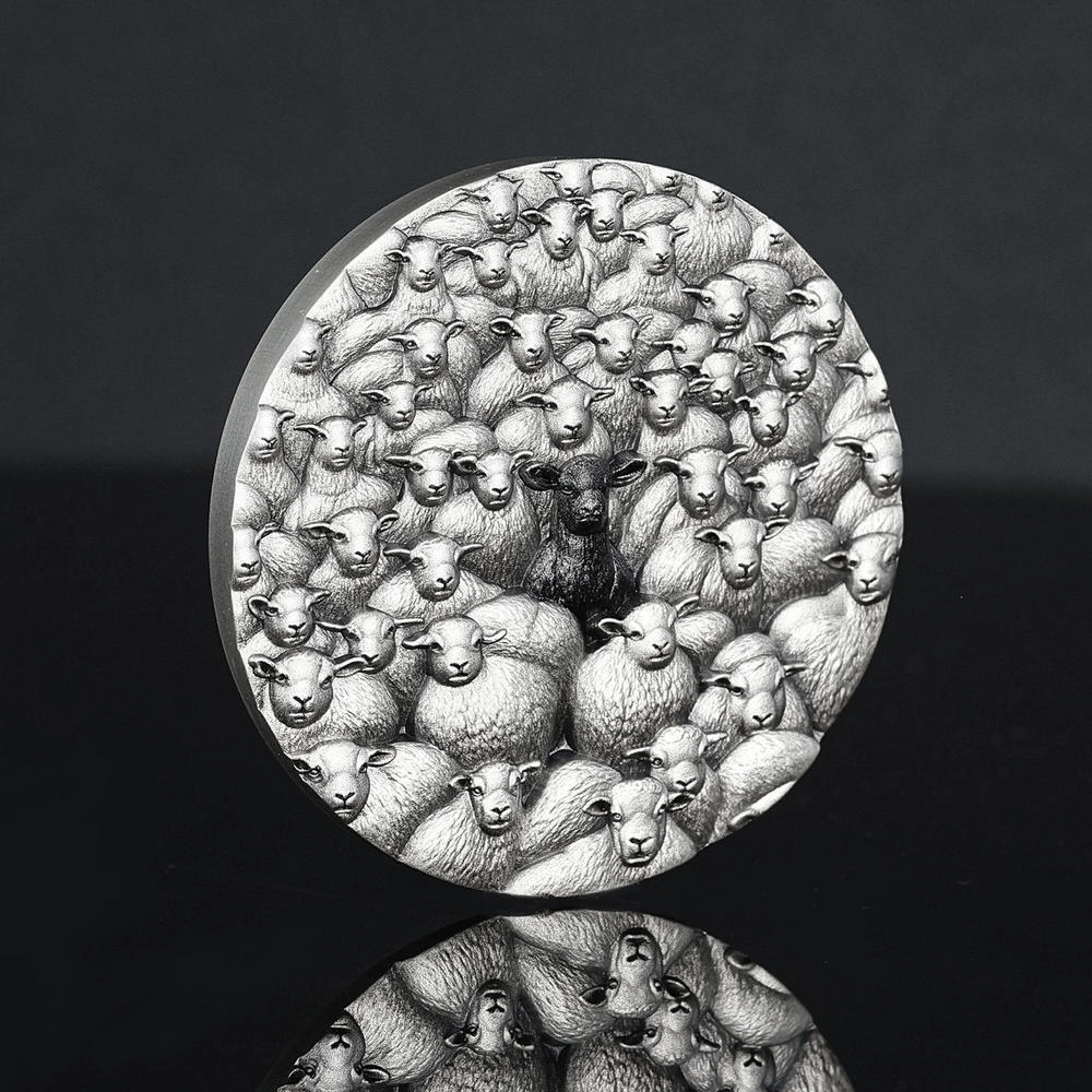 Sheep B-Different 2 Oz Silver Coin 2025