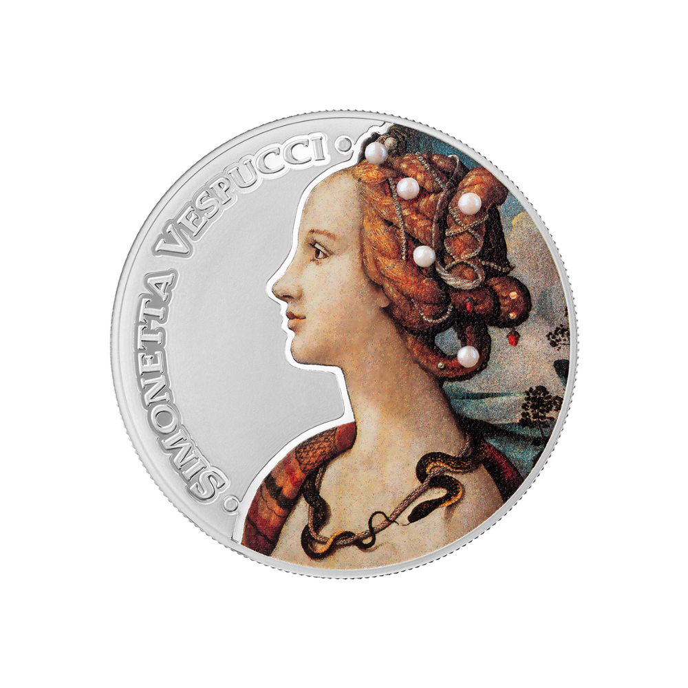 Simonetta Vespucci Timeless Beauty Silver Coin 2025