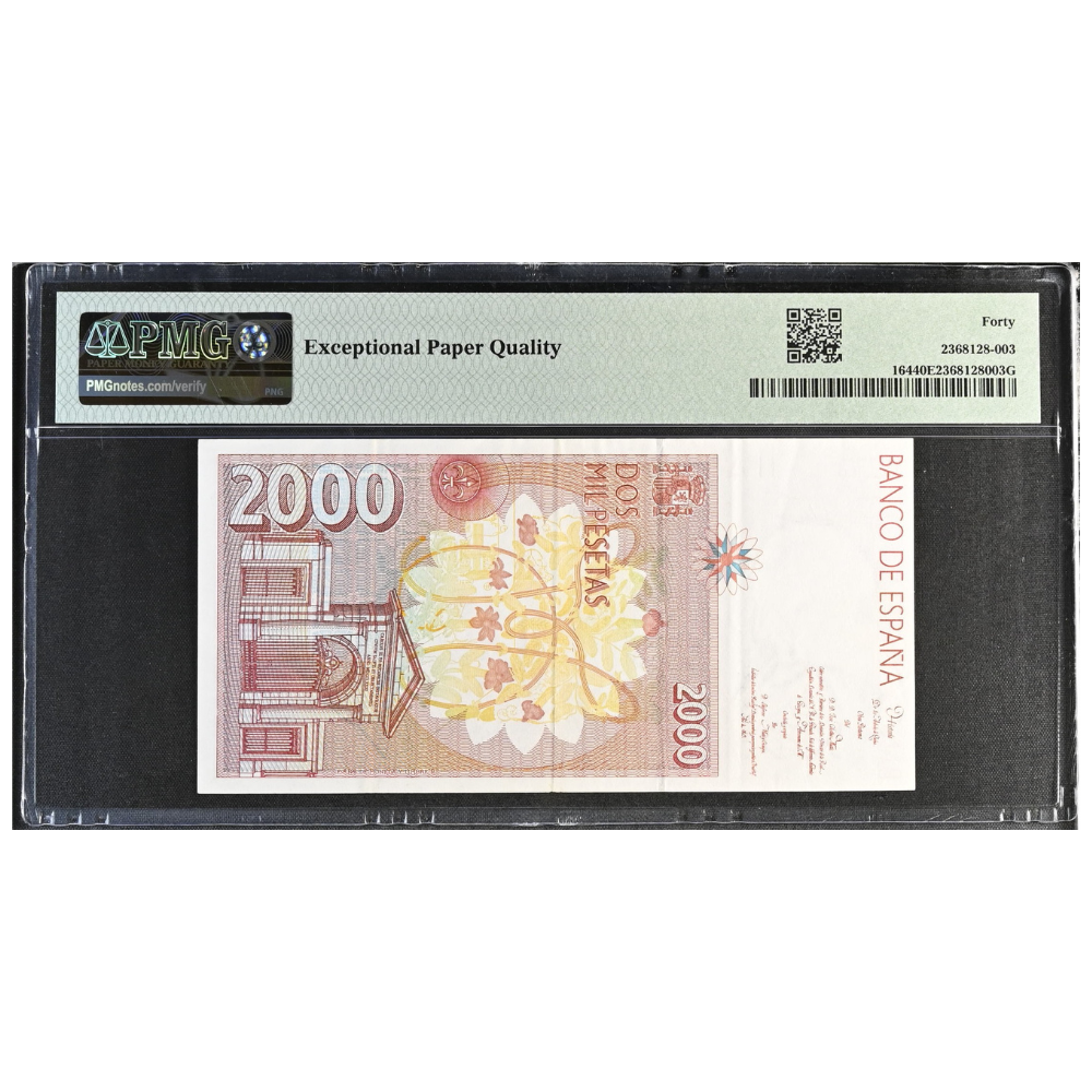 Spain 2000 Pesetas 1992 (ND 1996) Pick 164 EF 40 EPQ EF