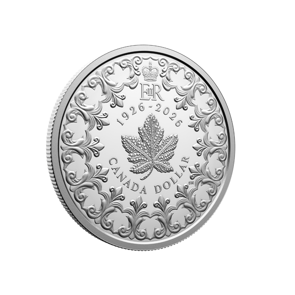 Special Edition Proof Silver Dollar 100th Anniversary of the Birth of Queen Elizabeth II 2026 Royal Canadian Mint