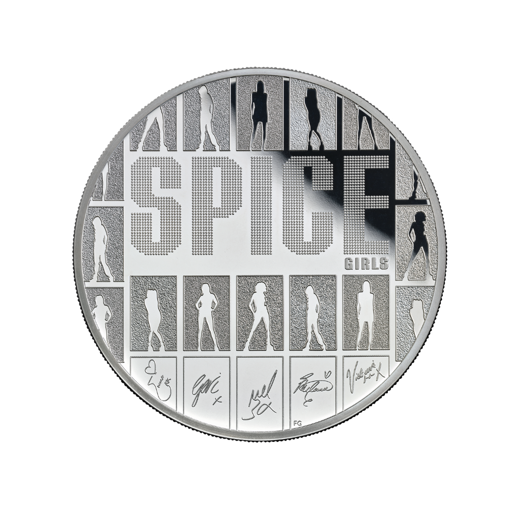 Spice Girls Legends of Music 5 Oz Silver Coin 2026 MDM