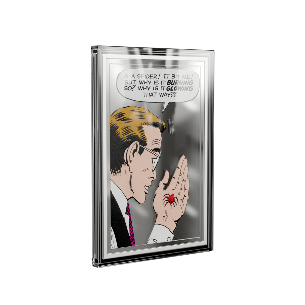 Marvel The Bite That Changed Everything 1 Oz Silver Collectible Coin AGORO