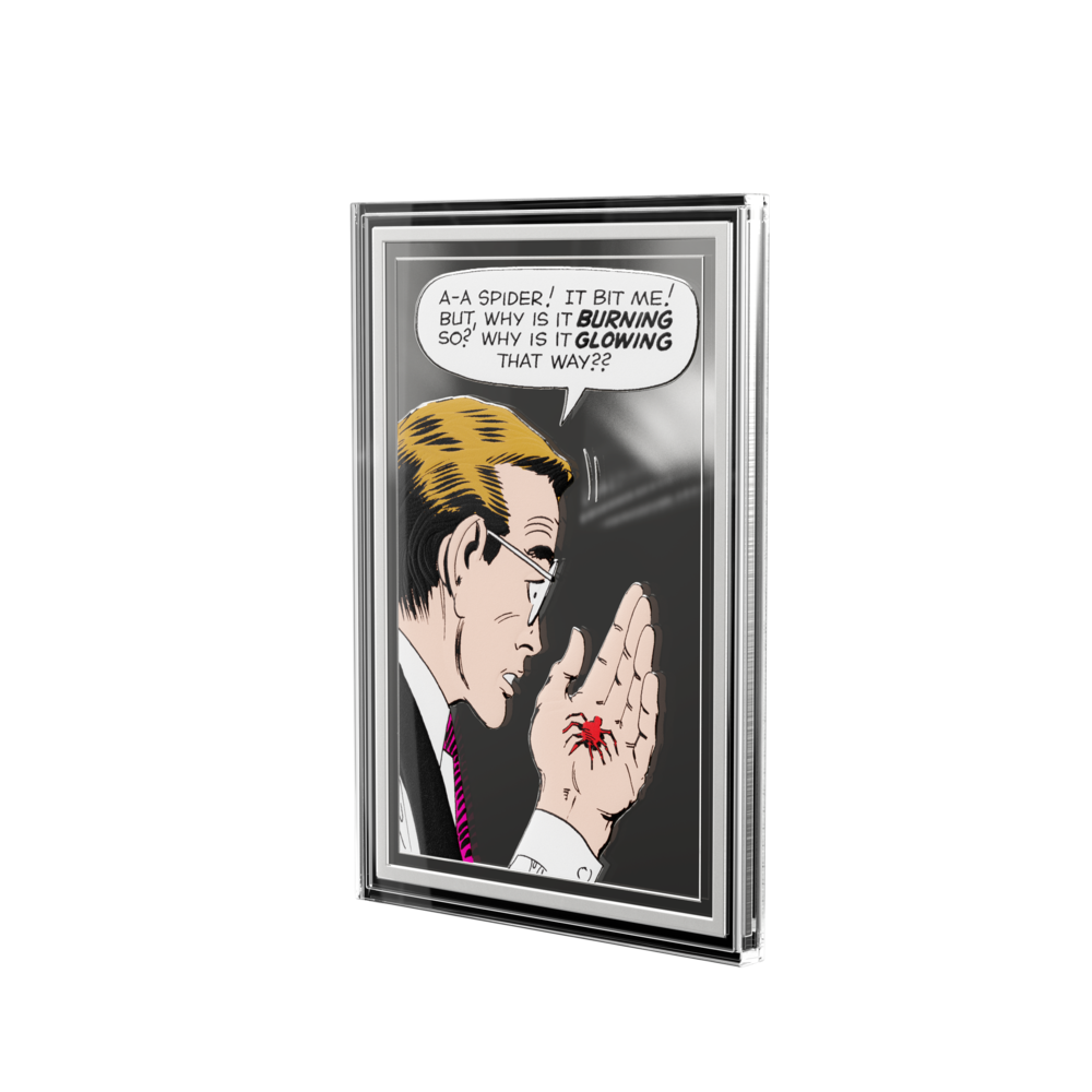 Marvel The Bite That Changed Everything 1 Oz Silver Collectible Coin AGORO