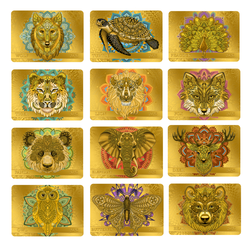 Full Set Spirit Animals Collection 1/200 Oz Gold Coin 2026