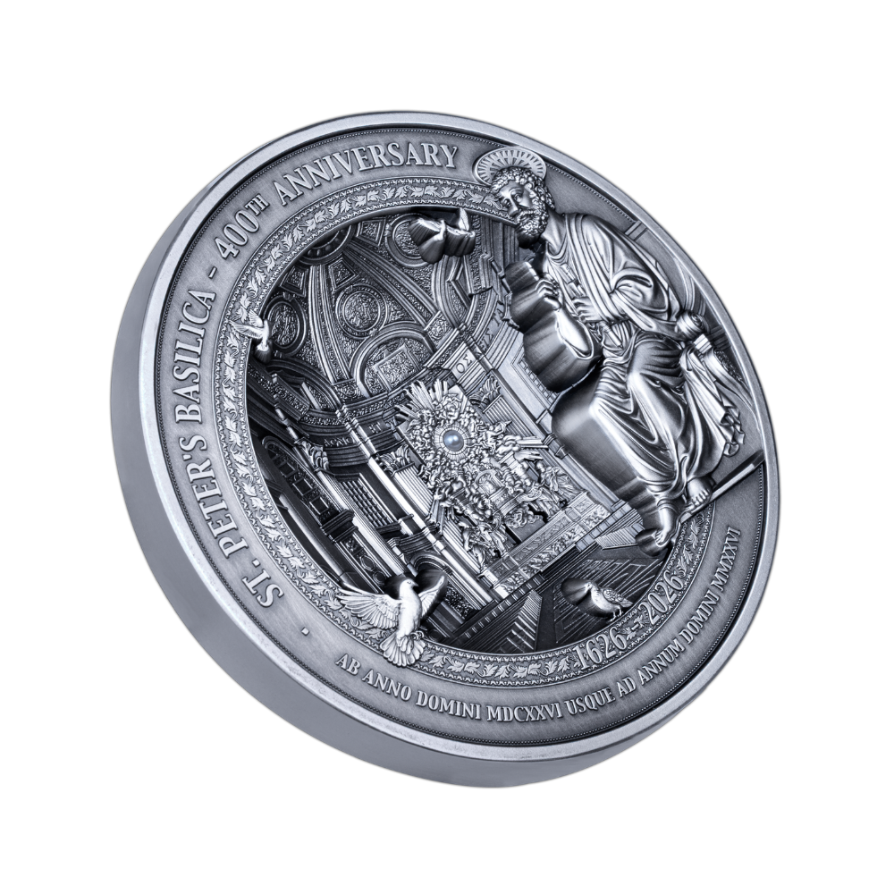 St. Peter's Basilica 400g Silver Coin 2026