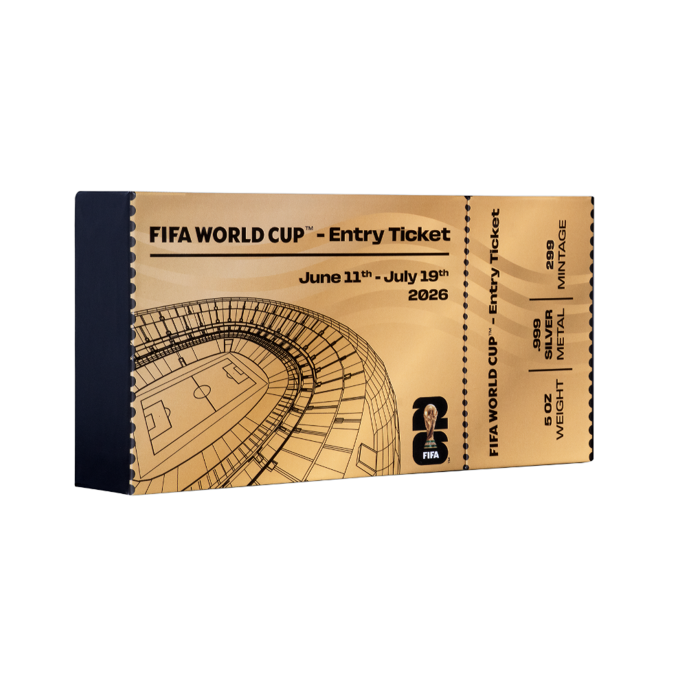 Stadium Sliding Door FIFA World Cup 5 Oz Silver Coin 2026