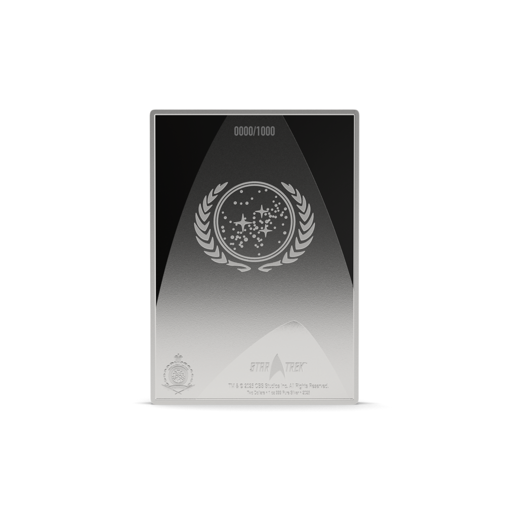 Star Trek U.S.S. Enterprise NCC-01 Owner Manual Silver Coin AGORO