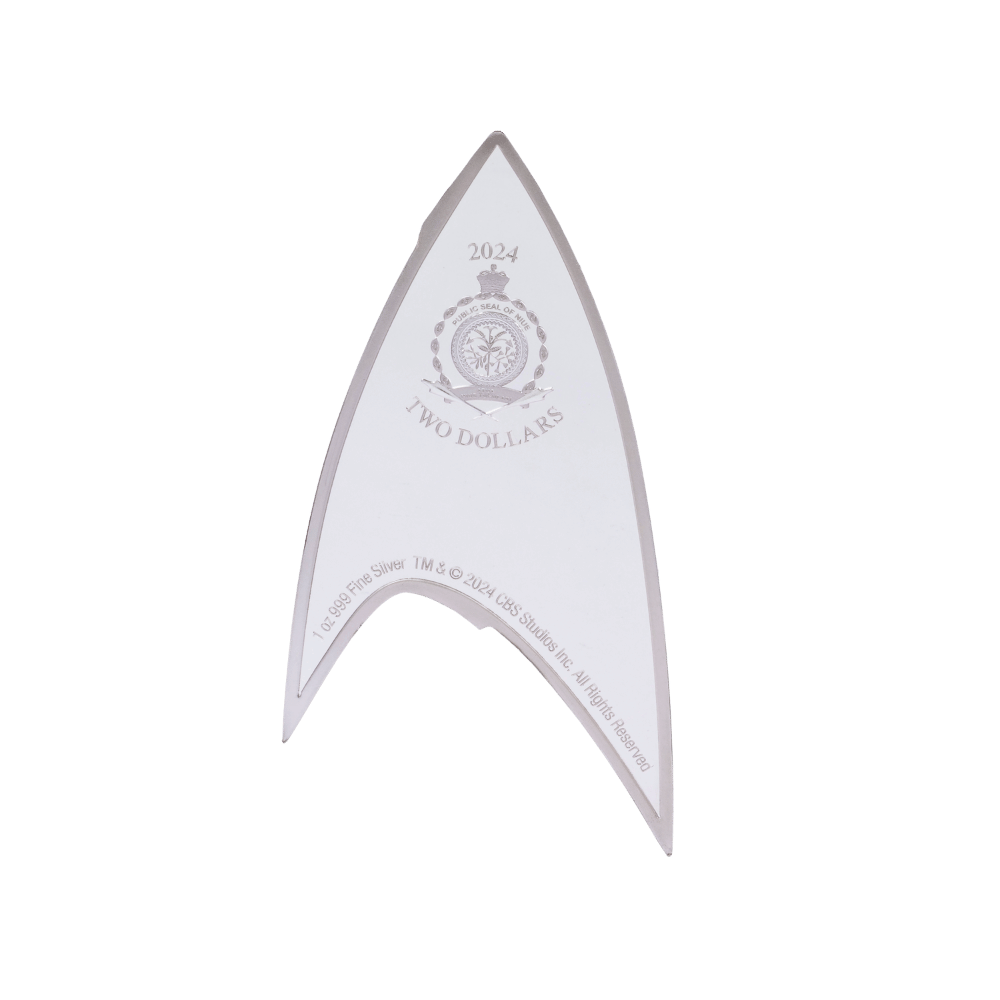 Star Trek Starfleet Divisions Medical Insignia 1 Oz Silver Coin - PARTHAVA COIN