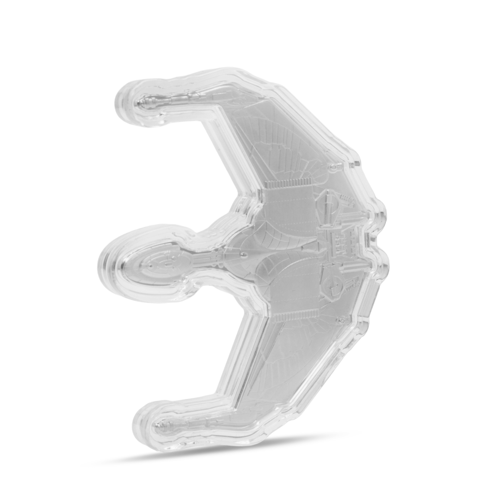 Star Trek Ships – Klingon Bird of Prey Silver Coin agoro