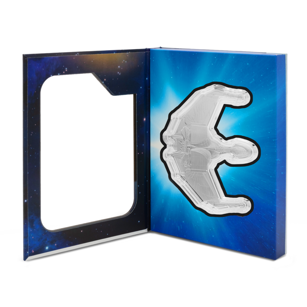 Star Trek Ships – Klingon Bird of Prey Silver Coin agoro