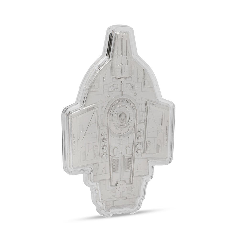 Star Trek Ships – U.S.S. Defiant NX-74205 Pure Silver Collectible
