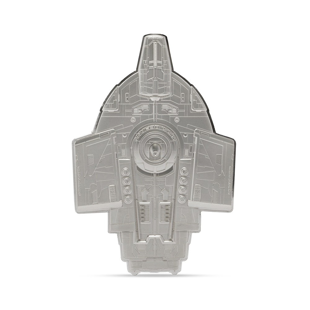 Star Trek Ships – U.S.S. Defiant NX-74205 Pure Silver Collectible