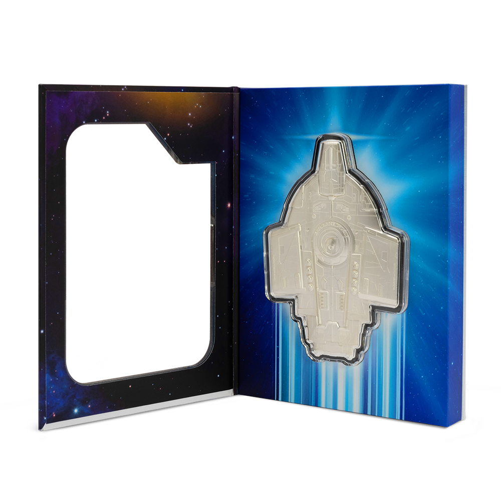 Star Trek Ships – U.S.S. Defiant NX-74205 Pure Silver Collectible
