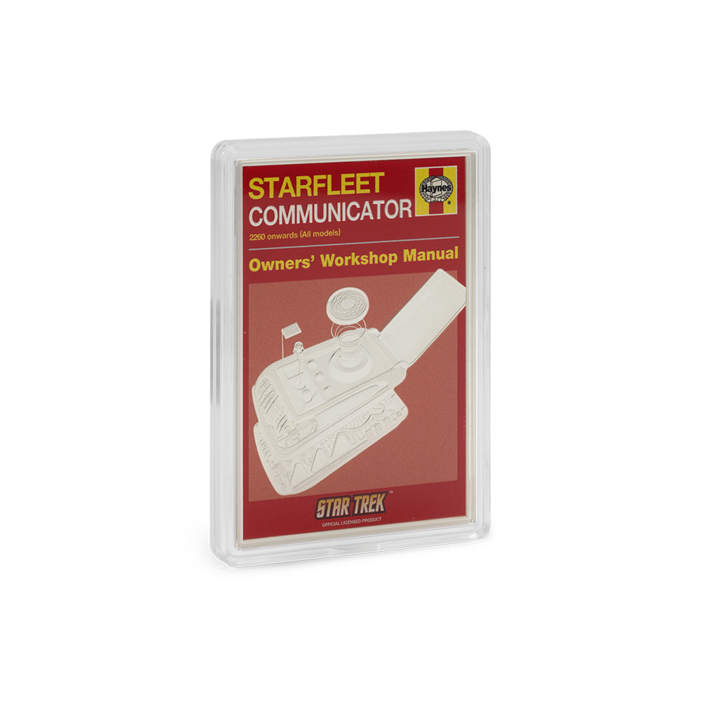 Star Trek Starfleet Communicator Owner Manual Silver Coin AGORO