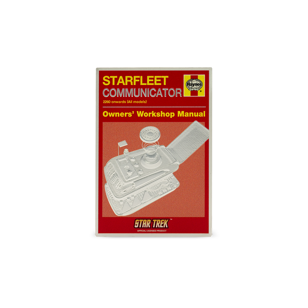 Star Trek Starfleet Communicator Owner Manual Silver Coin AGORO