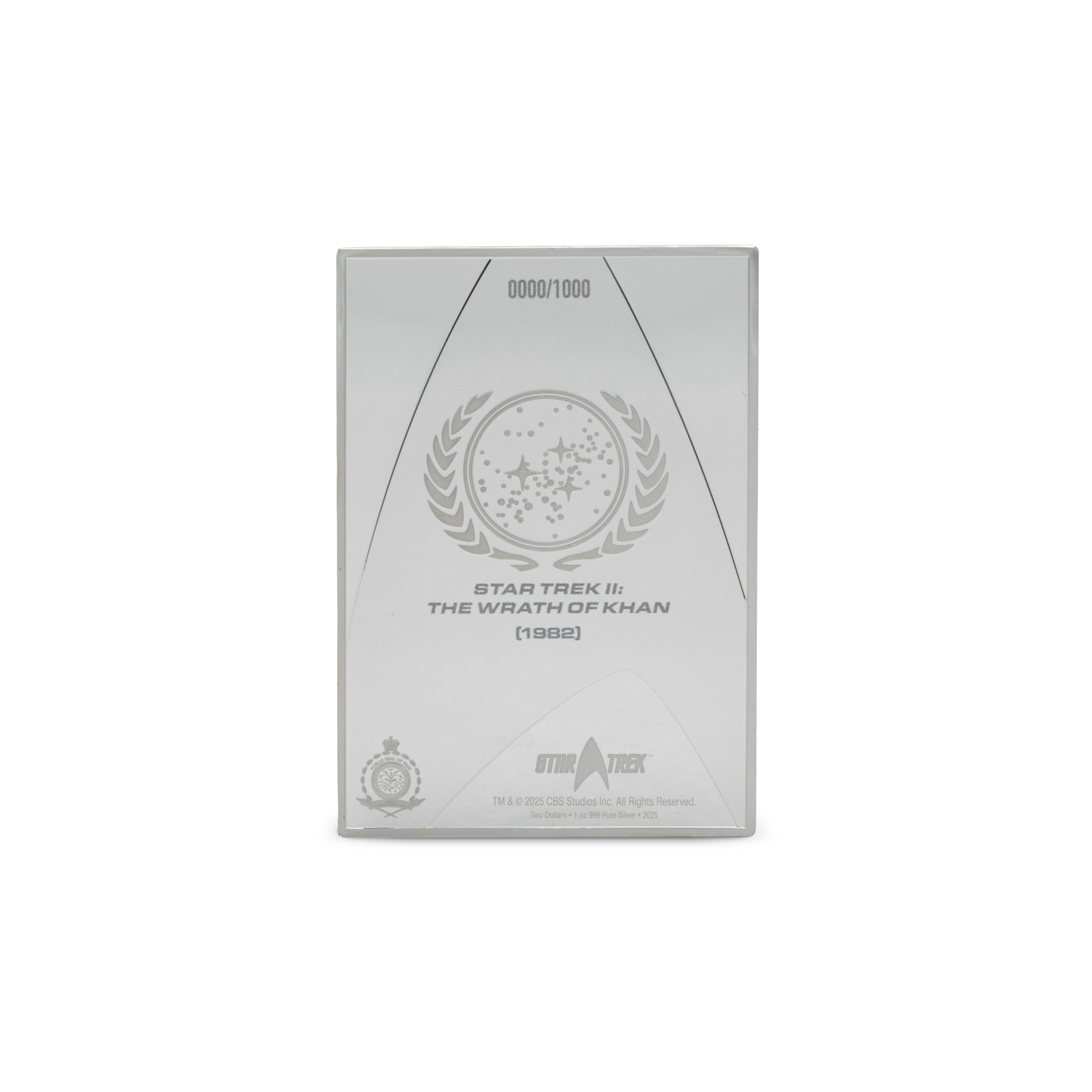 Star Trek II: The Wrath of Khan Silver Coin AGORO