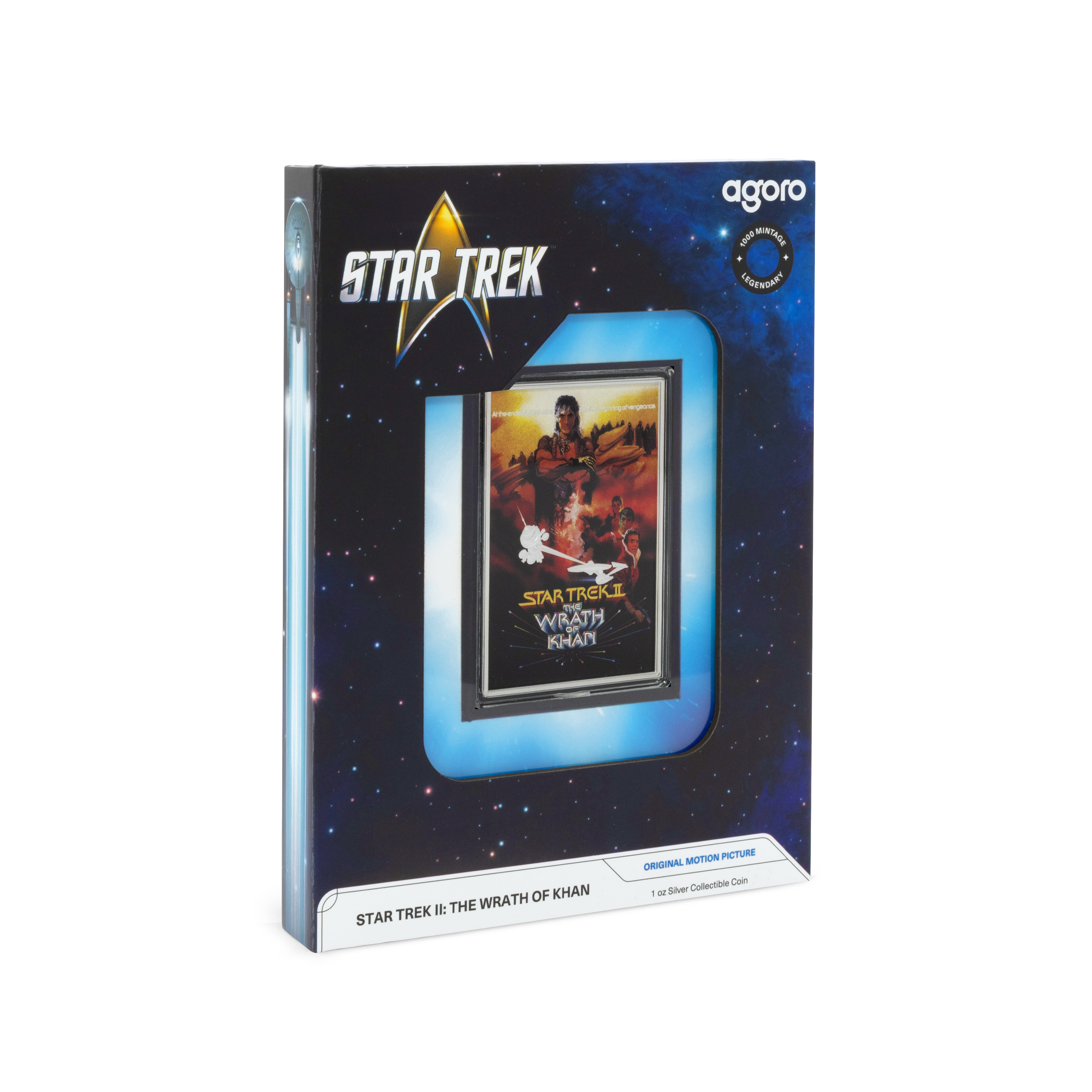 Star Trek II: The Wrath of Khan Silver Coin AGORO
