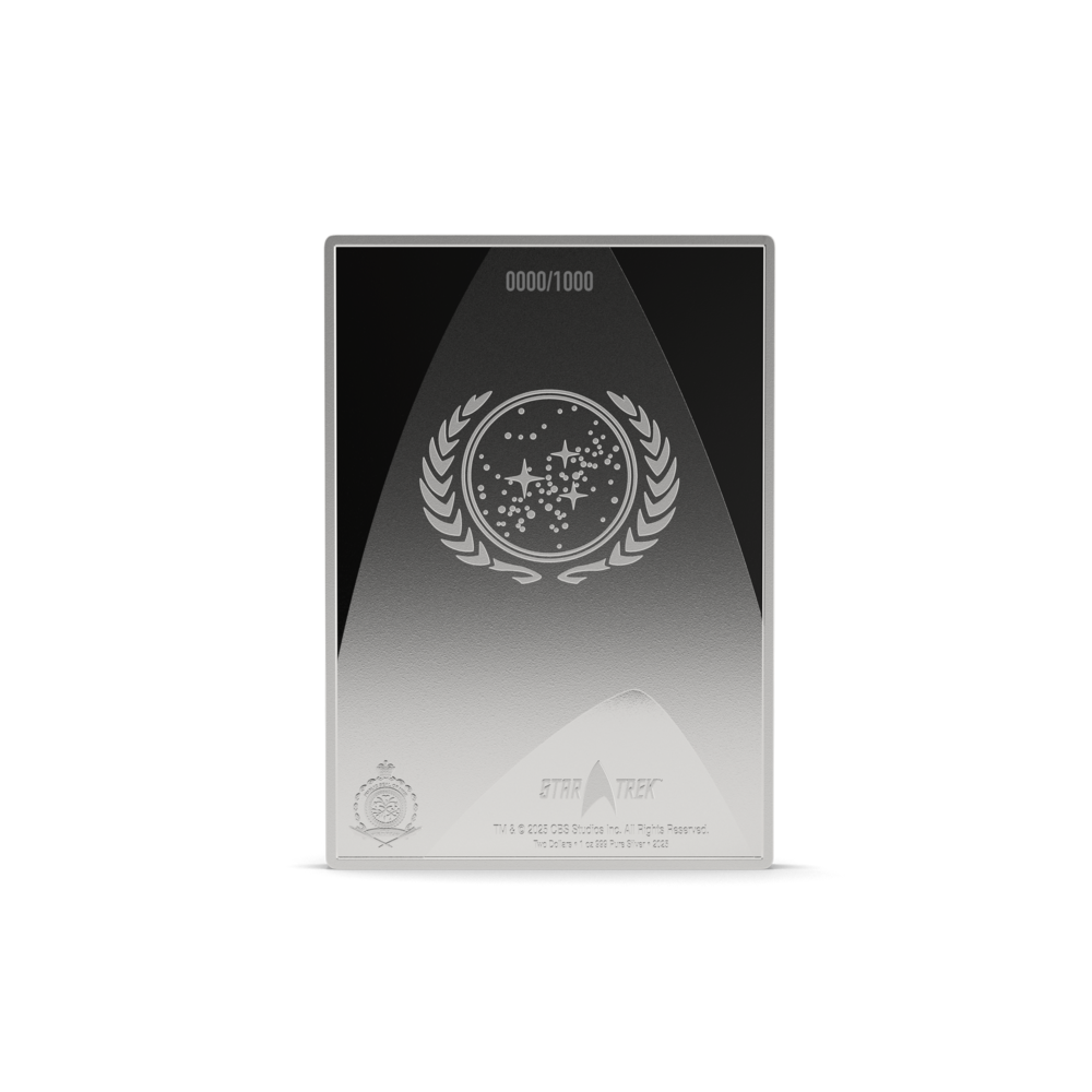 Star Trek U.S.S. Enterprise NCC-1701 Bridge Owner Manual Silver Coin